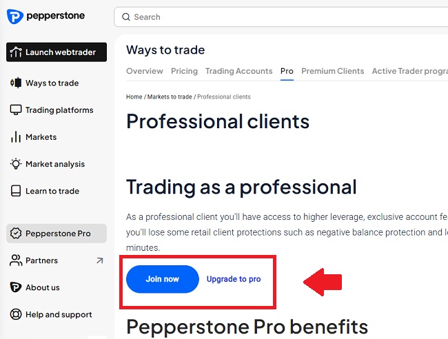 Cách Đăng Ký Pepperstone Pro a3