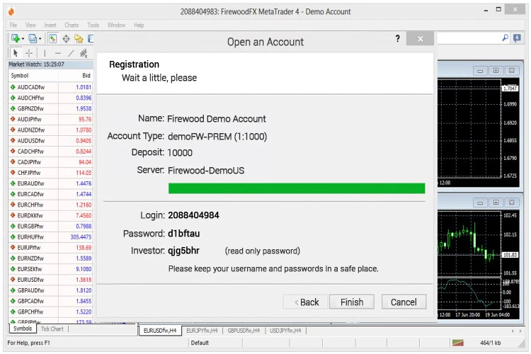 Cara Registrasi Akun Demo FirewoodFX