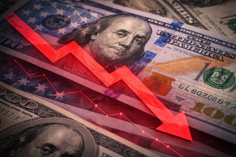 Dollar falls
