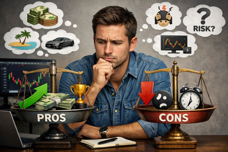 Ưu Và Nhược Điểm Khi Trở Thành Trader Toàn Thời Và Bán Thời Gian