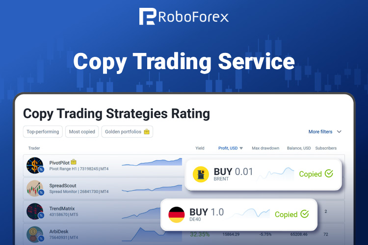 RoboForex Cập Nhật Dịch Vụ Sao Chép Giao Dịch