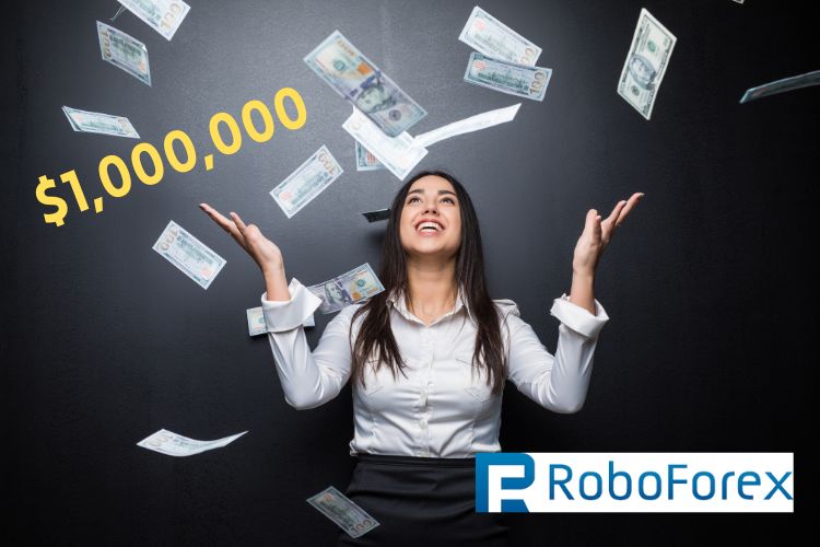 Manalo ng hanggang USD1 milyon mula sa promotions ng RoboForex