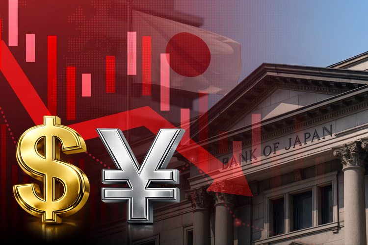 USDJPY down