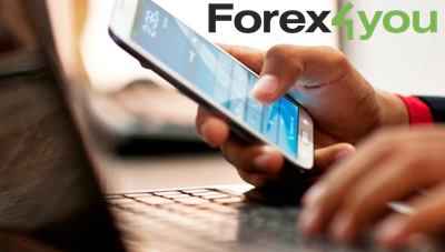 trading via smartphone with forex4you mobile