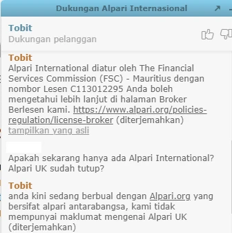 Broker Alpari Sudah Bangkrut?